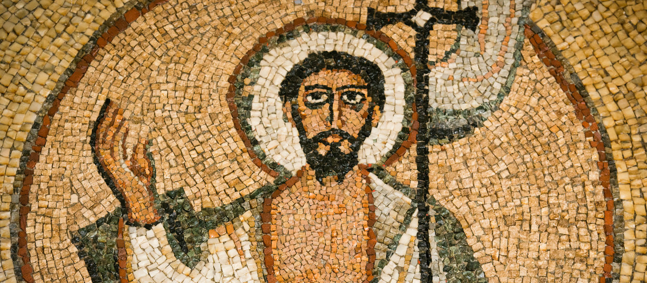 A mural of Jesus Christ in the chapel of the Mekane Yesus Seminary in Addis Ababa, Ethiopia, on Tuesday, Nov. 11, 2014. LCMS Communications/Erik M. Lunsford
